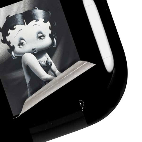 Betty Boop Black and White Galaxy Buds Pro Skin